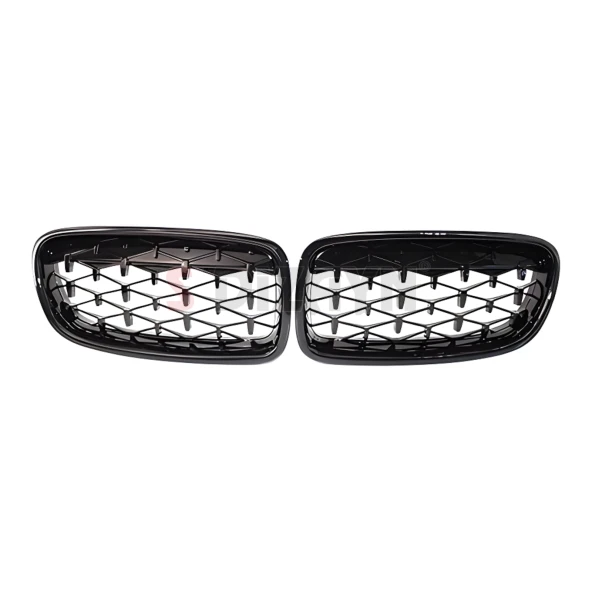 S-Dizayn Bmw 3 Serisi F30/F31/F35 Ön Panjur Böbrek Parlak Siyah Piano Black Diamond Model 2012-2017 - Resim 3