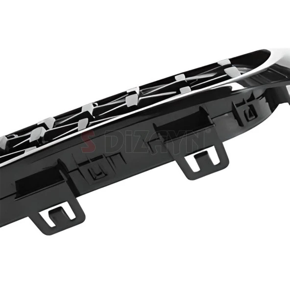 S-Dizayn Bmw 4 Serisi F32/F33/F36 Ön Panjur Böbrek Parlak Siyah Piano Black Diamond Model 2012-2017 - Resim 4