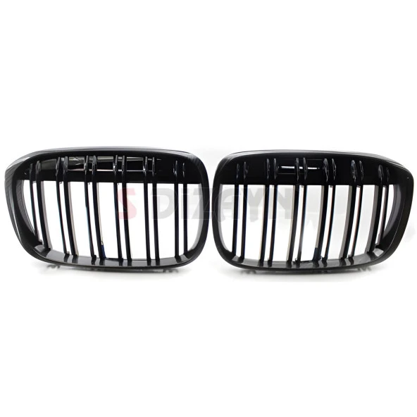 S-Dizayn Bmw X1 F48/F49 Ön Panjur Böbrek Parlak Siyah Piano Black M X1 Model 2016 Üzeri - Resim 3