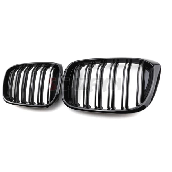 S-Dizayn Bmw X4 G02 Ön Panjur Böbrek Parlak Siyah Piano Black M X4 Model 2018 Üzeri - Resim 4