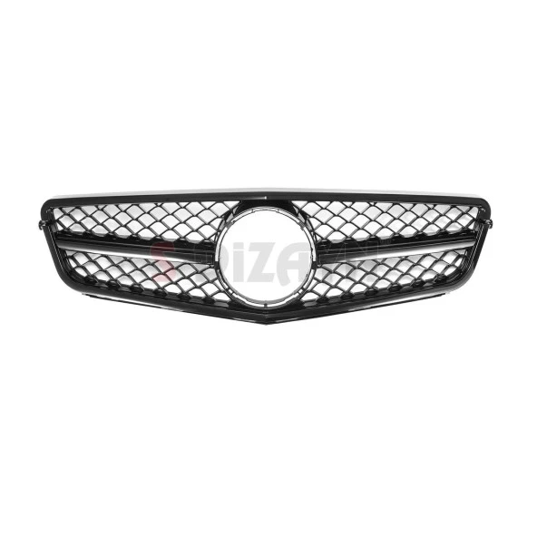 S-Dizayn Mercedes C-Class W204 Ön Panjur Parlak Siyah Piano Black AMG Model 2007-2014 - 3