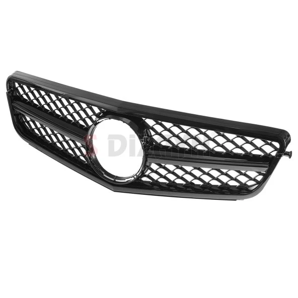 S-Dizayn Mercedes C-Class W204 Ön Panjur Parlak Siyah Piano Black AMG Model 2007-2014 - 4