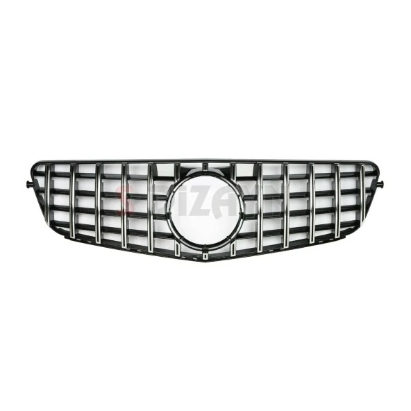 S-Dizayn Mercedes C-ClassW204 Ön Panjur Parlak Siyah Çerçeveli Krom AMG Model 2007-2014 - 3