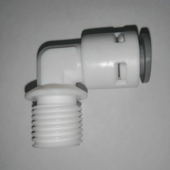 Waterone Su Arıtma Cihazı Için 1/4 Filtre Dirseği (Pasolu)