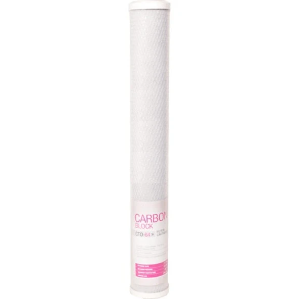 Waterlove Su Arıtma Blok Aktif Karbon Filtre 20 Inch