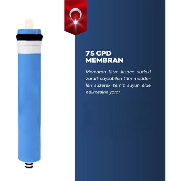 Membran Tüm Su Arıtma Cihazlarına Uyumlu Membran Filtre