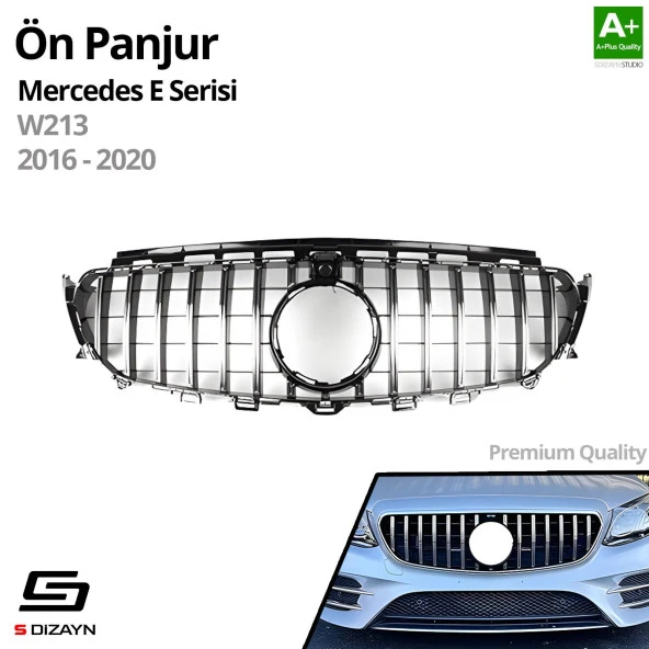 S-Dizayn Mercedes E-Class W213 Ön Panjur Krom GTR Model 2016-2020