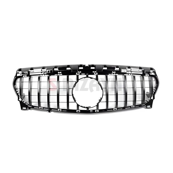 S-Dizayn Mercedes CLA180 W117 Ön Panjur Parlak Siyah Piano Black GTR Model 2014-2019 - 3