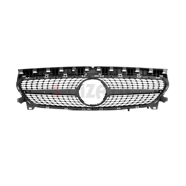 S-Dizayn Mercedes CLA180 W117 Ön Panjur Parlak Siyah Piano Black Diamond Model 2014-2019 - 3