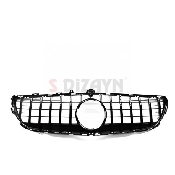 S-Dizayn Mercedes CLS W218 Ön Panjur Parlak Siyah Piano Black GTR Model 2015-2018 - 3