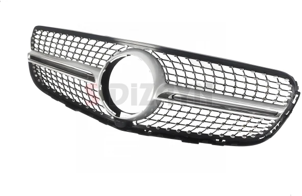 S-Dizayn Mercedes GLC X253 Ön Panjur Krom Diamond Model 2015-2019 - Resim 3