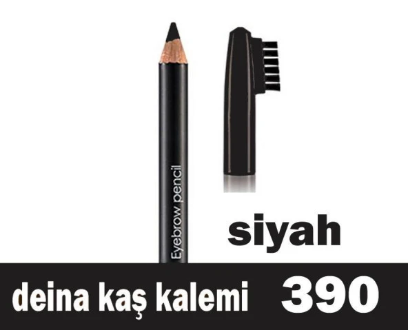 Deina Kaş Kalemi 390 Siyah Suya Dayanıklı Akmayan Kaş Kalemi Eyeliner