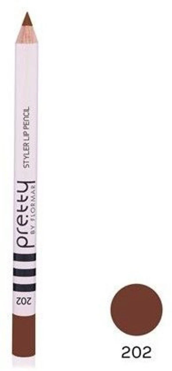 Flormar Pretty Dudak Kalemi 202 - By Flormar Styler Lipliner 202 Light Nougat