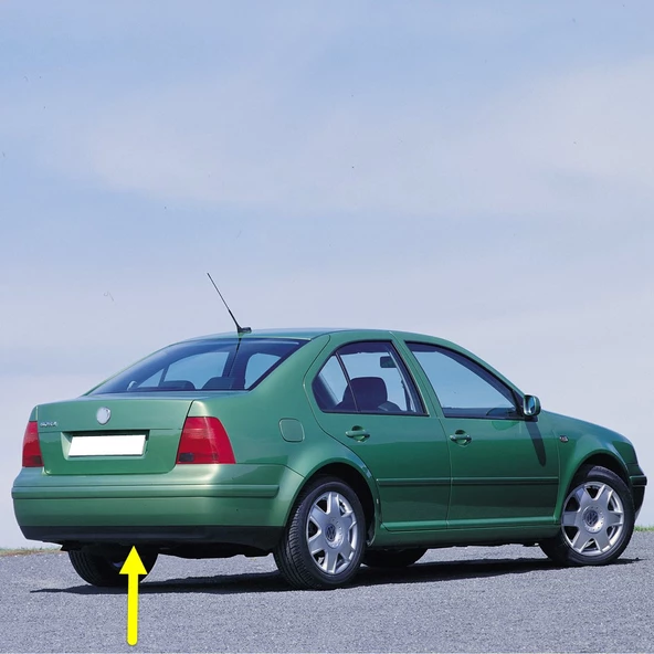 VW Bora Sedan 1999-2005 Arka Tampon Alt Kaplaması Spoyleri 1J5807521A