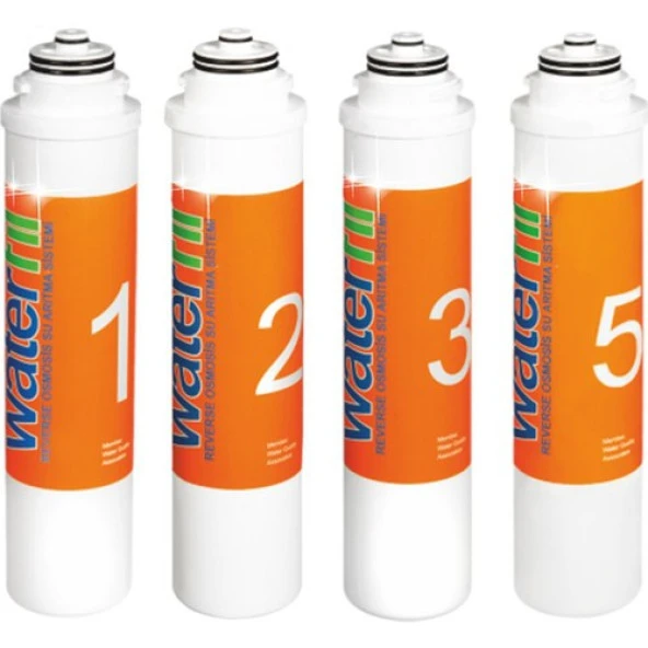 Waterlife Uyumlu Waterfil Su Arıtma Filtre 4lü Filtre Seti ürün görseli