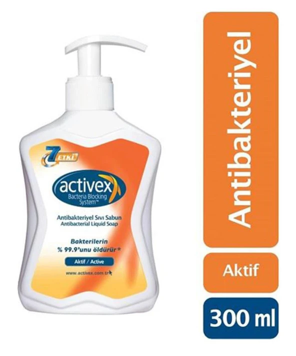 Activex Antibakteriyel Sıvı Sabun 300 Ml Aktif Koruma