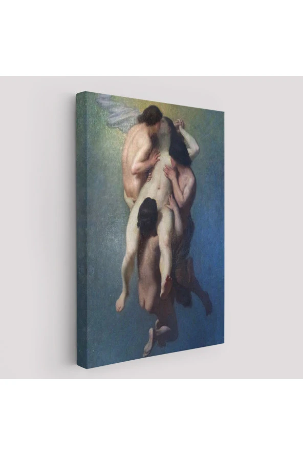 Nicolas Francois Octave Tassaert, La Femme Damnée () Klasik Kanvas Tablo - 1
