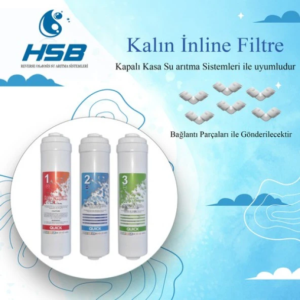 Hsb Inline Su Arıtma Cihazı Filtresi