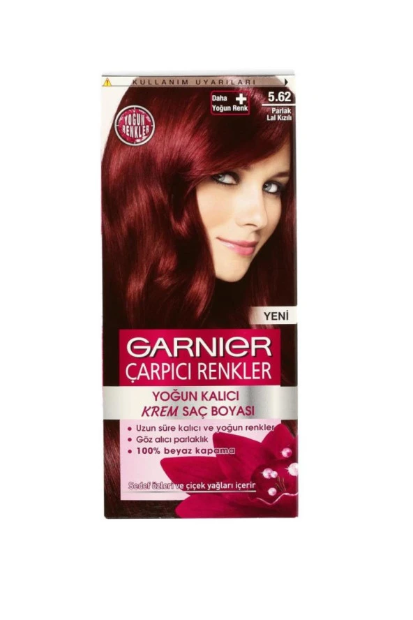 Garnier Çarpıcı Renkler 5.62 Parlak Lal Kızıl Saç Boyası