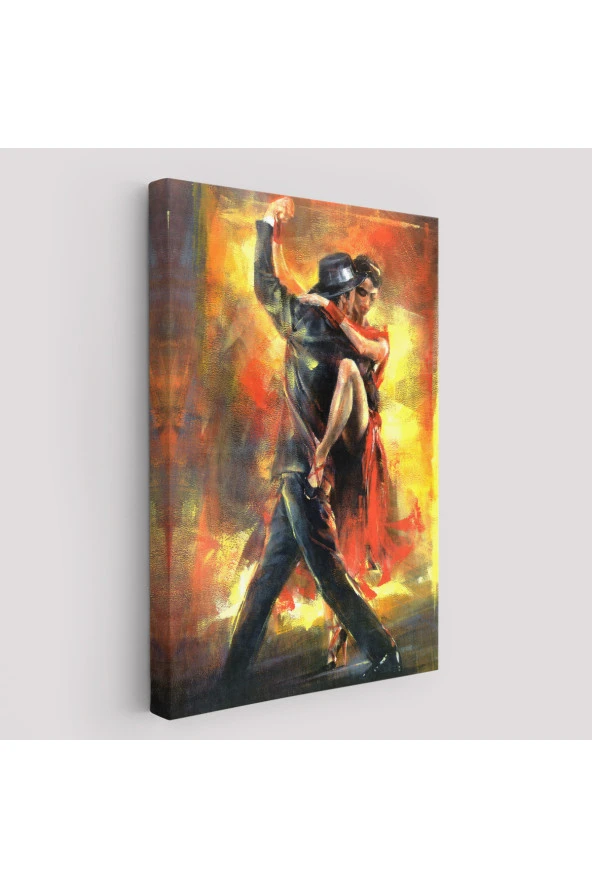 Tango Yapan Çift Yüksek Kaliteli Kanvas Canvas Tablo Tabloları