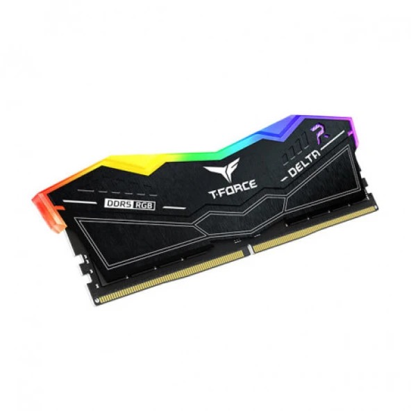 TEAM T-Force DELTA RGB Black 32GB 2x16GB 7600Mhz DDR5 Gaming Ram CL36 FF3D532G7600HC36DDC01