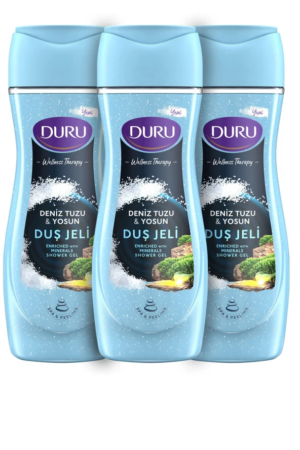 Wellness Therapy Deniz Tuzu & Yosun Duş Jeli 3x450ml