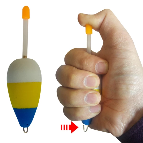 Işıklı Yaylı Eva Şamandıra 50-75 gr ürün görseli 1