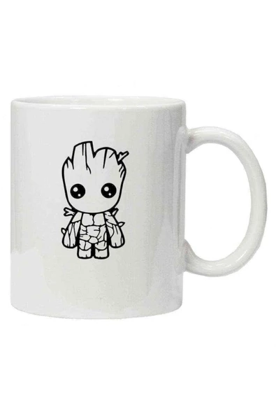 Kupa Bardak Groot Pattern Logo Çizim