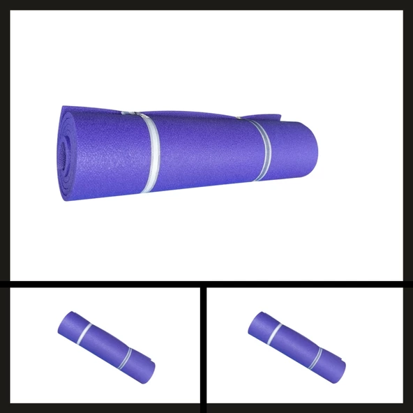 Uyguna-Yakala Mor (60*180 Cm) 10 Mm Pilates Matı-MLZ.253 - 2