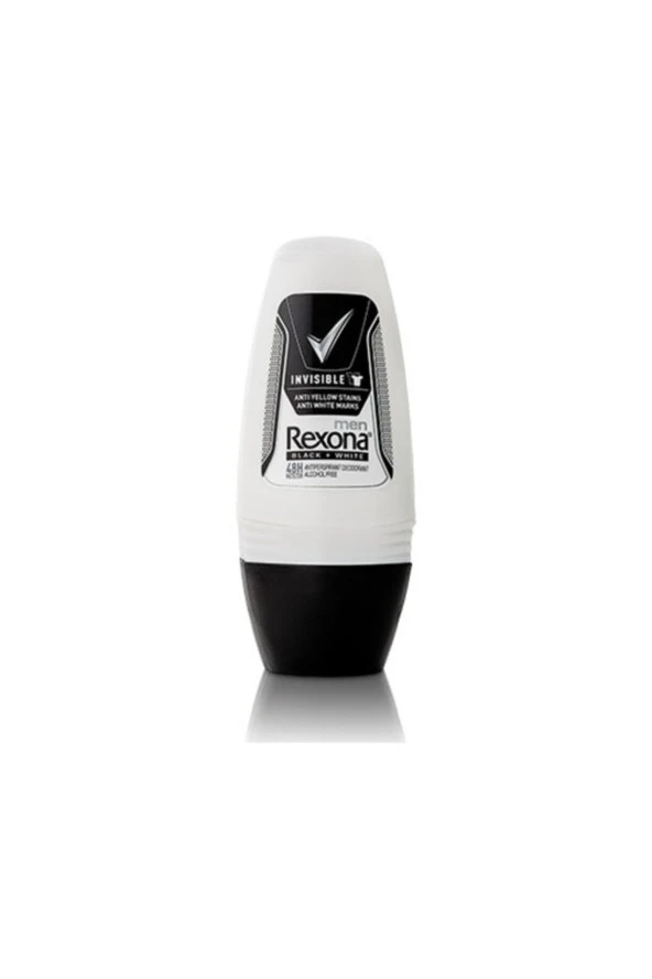 Rexona Black&White Antiperspirat 48h Erkek Roll on