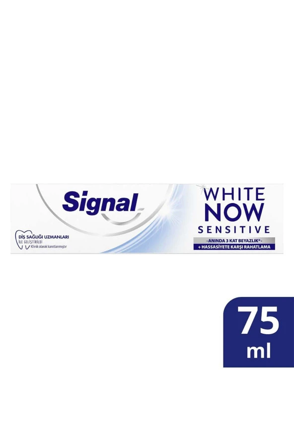 Signal White Now Diş Macunu Sensitive 3 Kat beyaz