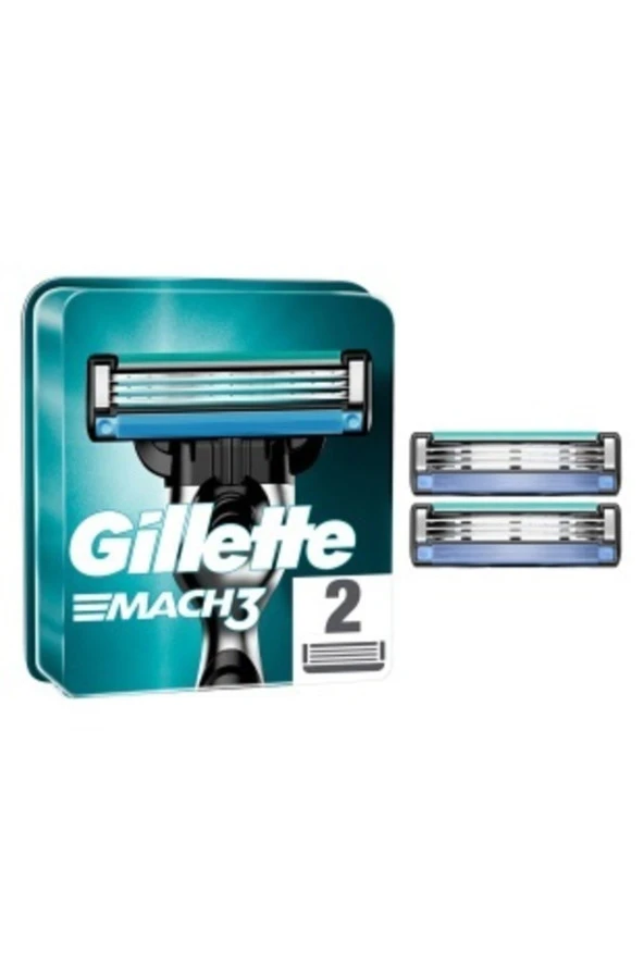 Gillette Mach3 Yedek Bıçak 2Li