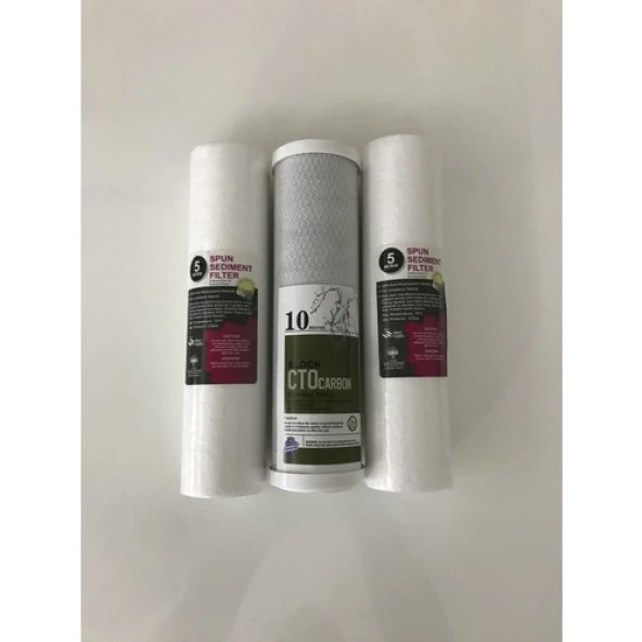 Aqualine Su Arıtma Filitresi 3'lü Set