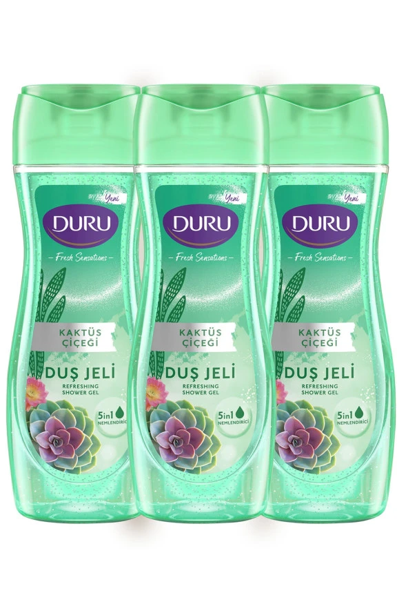 Fresh Sensations Kaktüs Çiçeği Duş Jeli 3x450ml