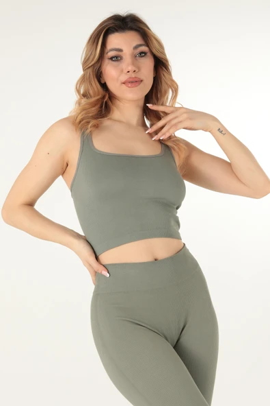 DoReMi Fitilli İnce Sırt Askılı Desteksiz Spor Büstiyer