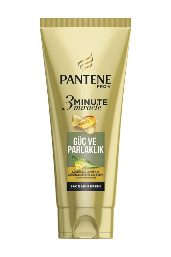 Pantene 3 Dakikada Mucize Saç Bakım Kremi Güç ve Parlaklık 200 ml