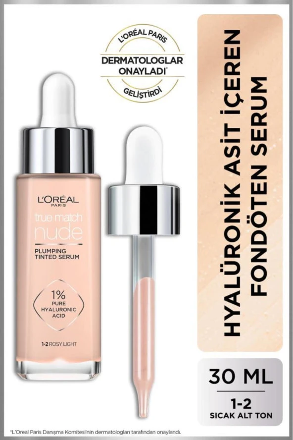 LOreal Paris True Match Nude Fondöten Serum 1-2 Ro