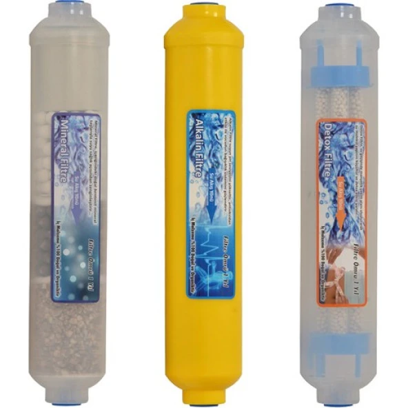 WaterGold Su Arıtma Mineral, Alkalin ve Detox Filtresi