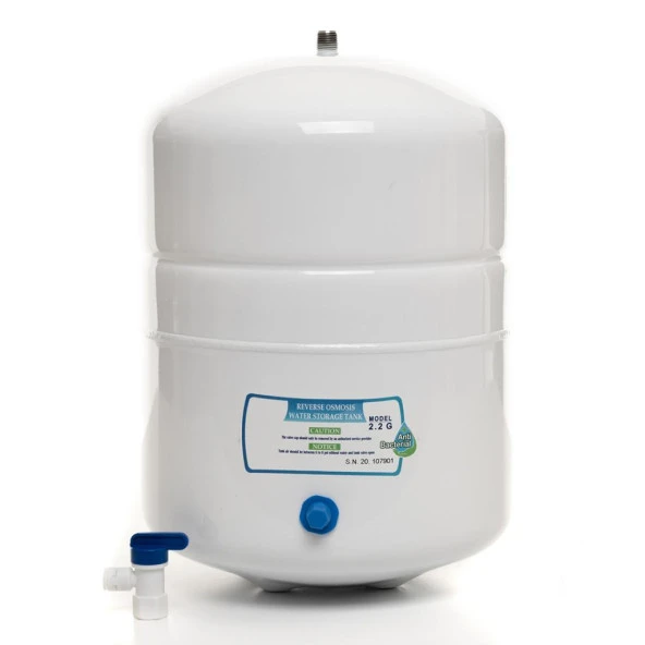 Su Arıtma Cihazı Için 2.2 Galon (8 Litre) Metal Genleşme Tankı