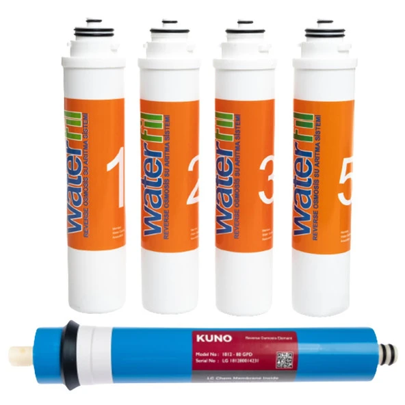Waterlife Takçevir Su Arıtma Cihazlarına Uyumlu 5'li Takımı Lg Mebran
