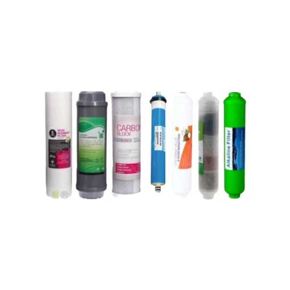 Aqualine 7'li Filtre Seti Vontron Membranlı
