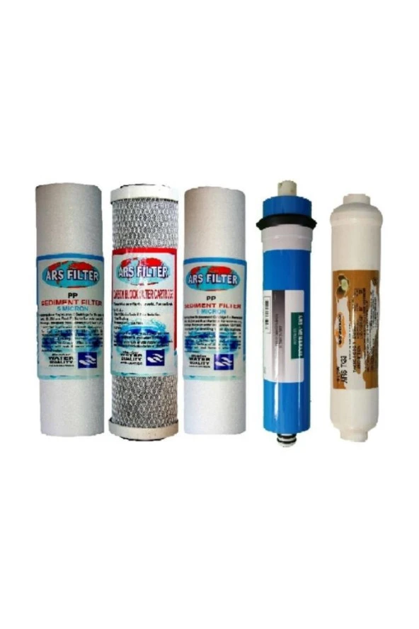 Su Arıtma Cihazı Açık Kasa Filtre Takımı 5 Li Set 5li Filtre Takımı