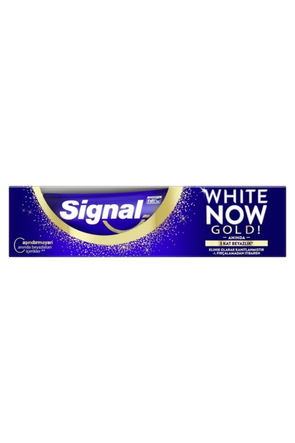 Signal Diş Macunu White Now Gold Anında 3 Kat Beya