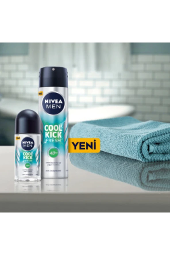 Nivea Men Erkek Roll On Deodorant Cool Kick Fresh - 5