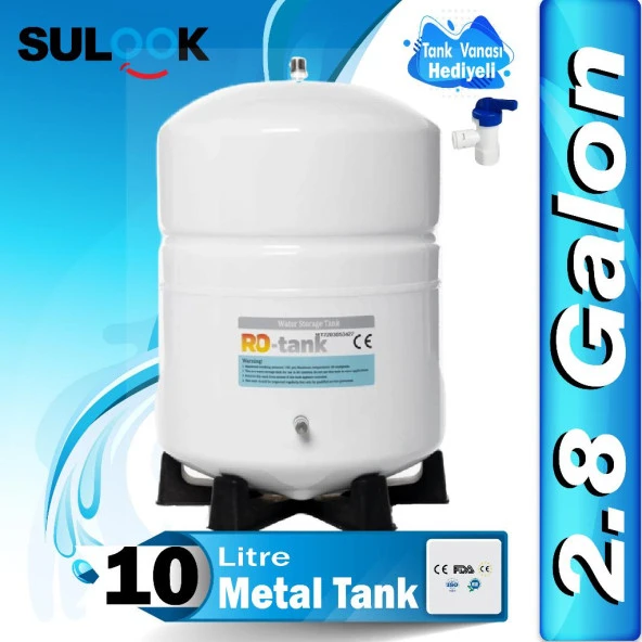 Su Arıtma Metal Su Tankı - 10 lt