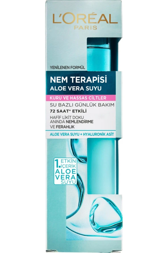 LOREAL PARİS NEM TERAPİSİ ALOE VERA SUYU KURU VE