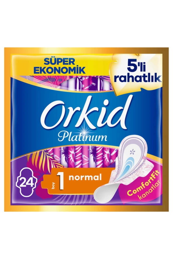 Orkid 24lü Platinum Normal Hijyenik Ped