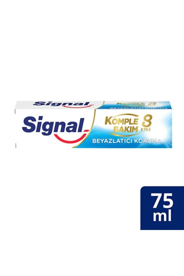 Signal Komple Bakım 8etki beyazl koruma diş macunu