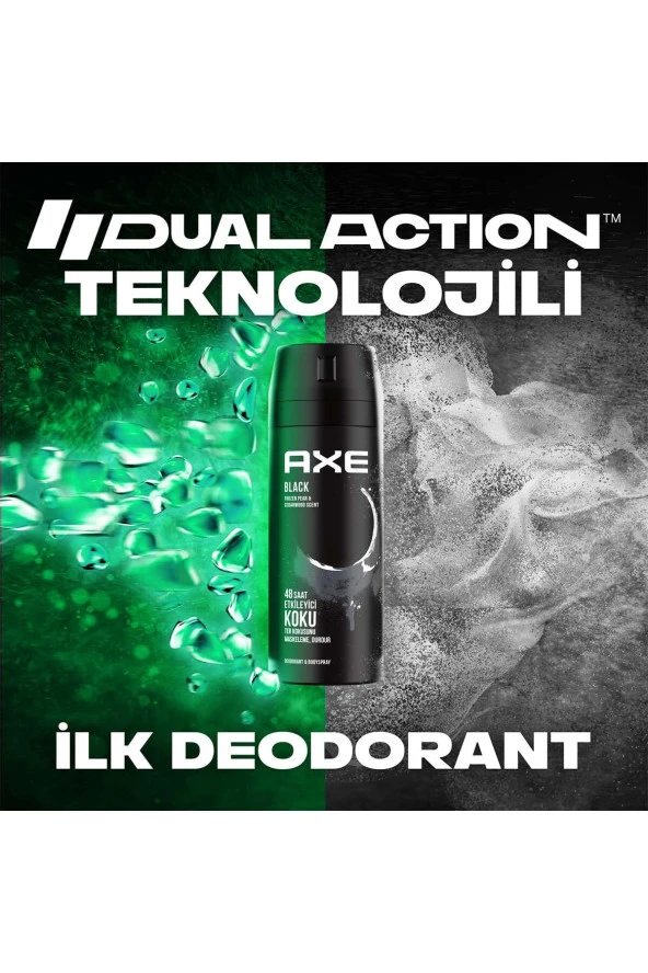Axe Erkek Deodorant Sprey Black 150 ml - 6