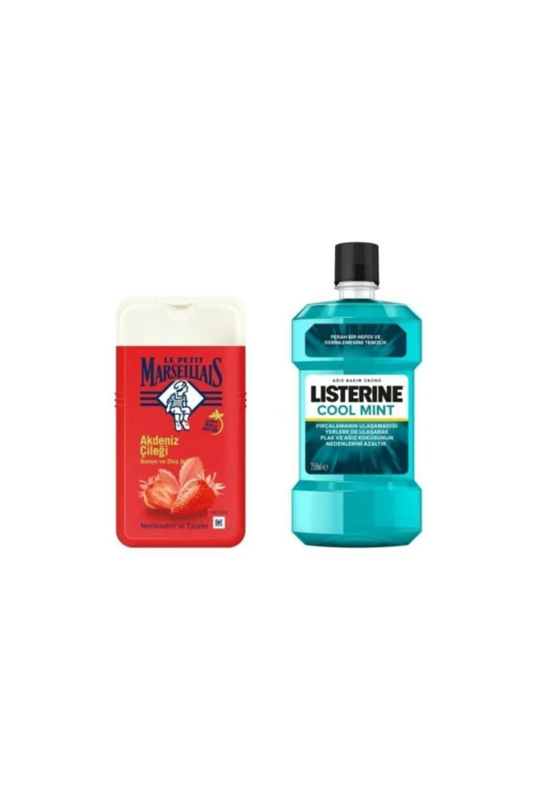 Listerine Coolmint Hafif Tat 250+LPM Çilek Duş Jel